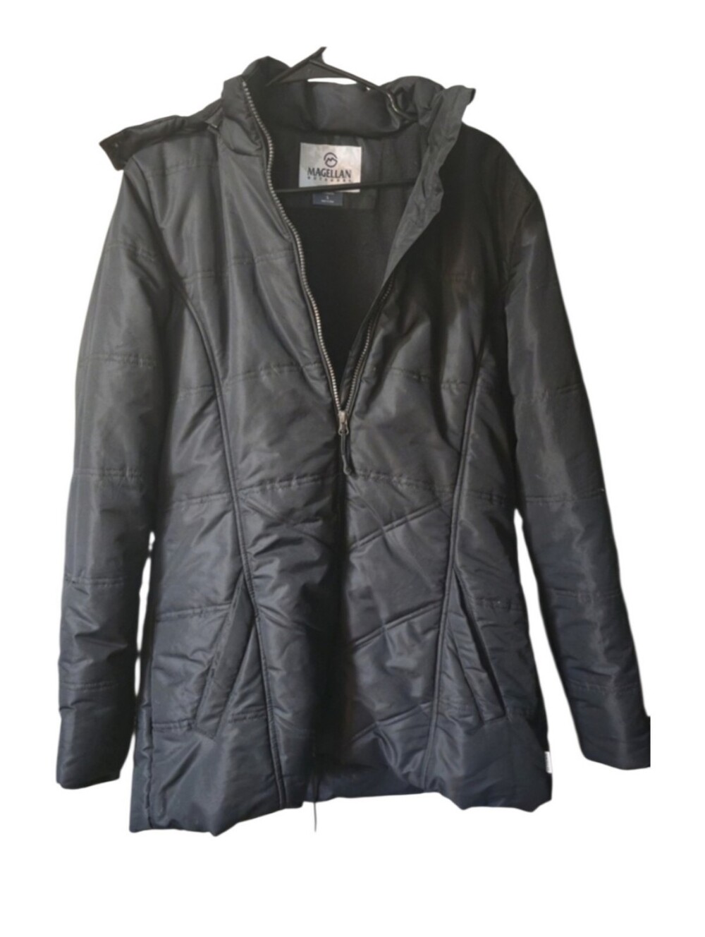 Magellan Outdoors Women's Black Insulated Hooded Jacket